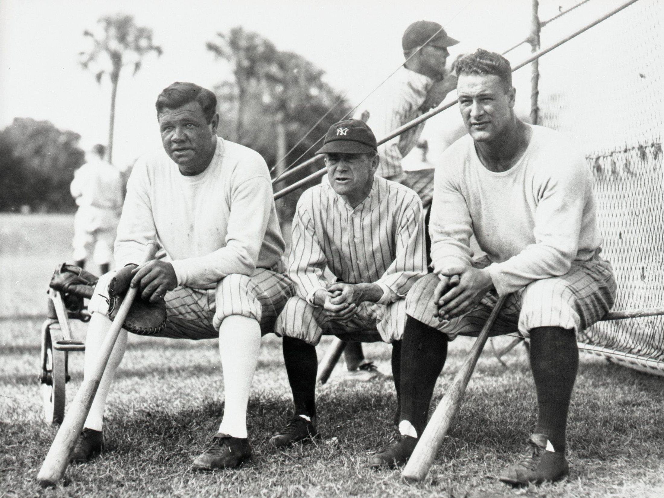 Babe Ruth and Lou Gehrig Full HD Wallpaper and Background