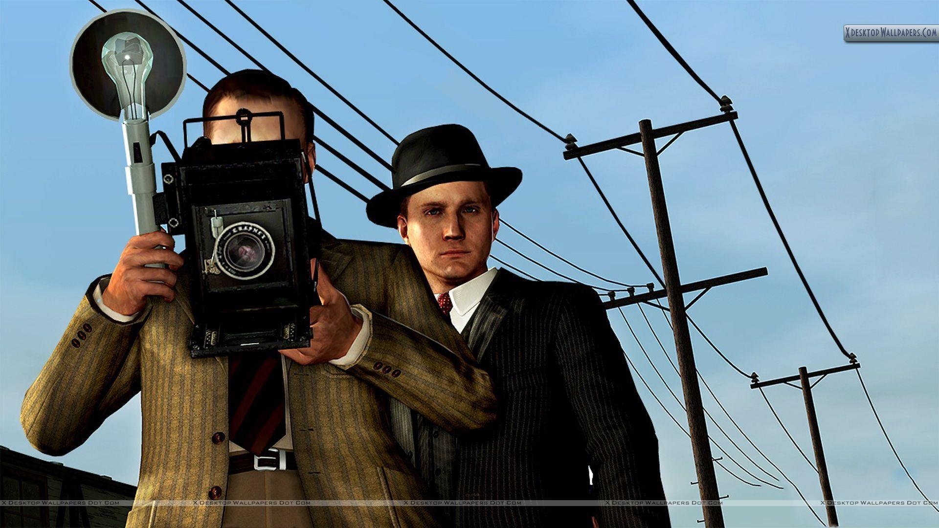 L.A. Noire Accident Scene Wallpaper