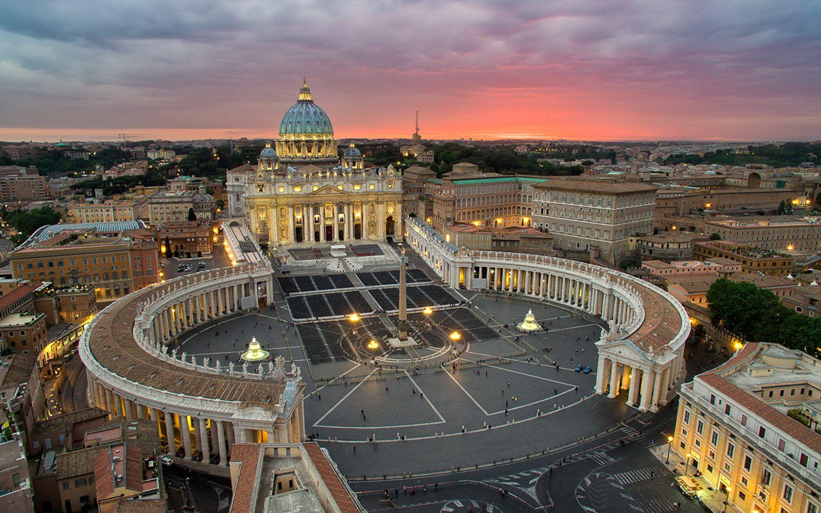 Vatican City, A City State Surrounded By Rome, Italy, Is