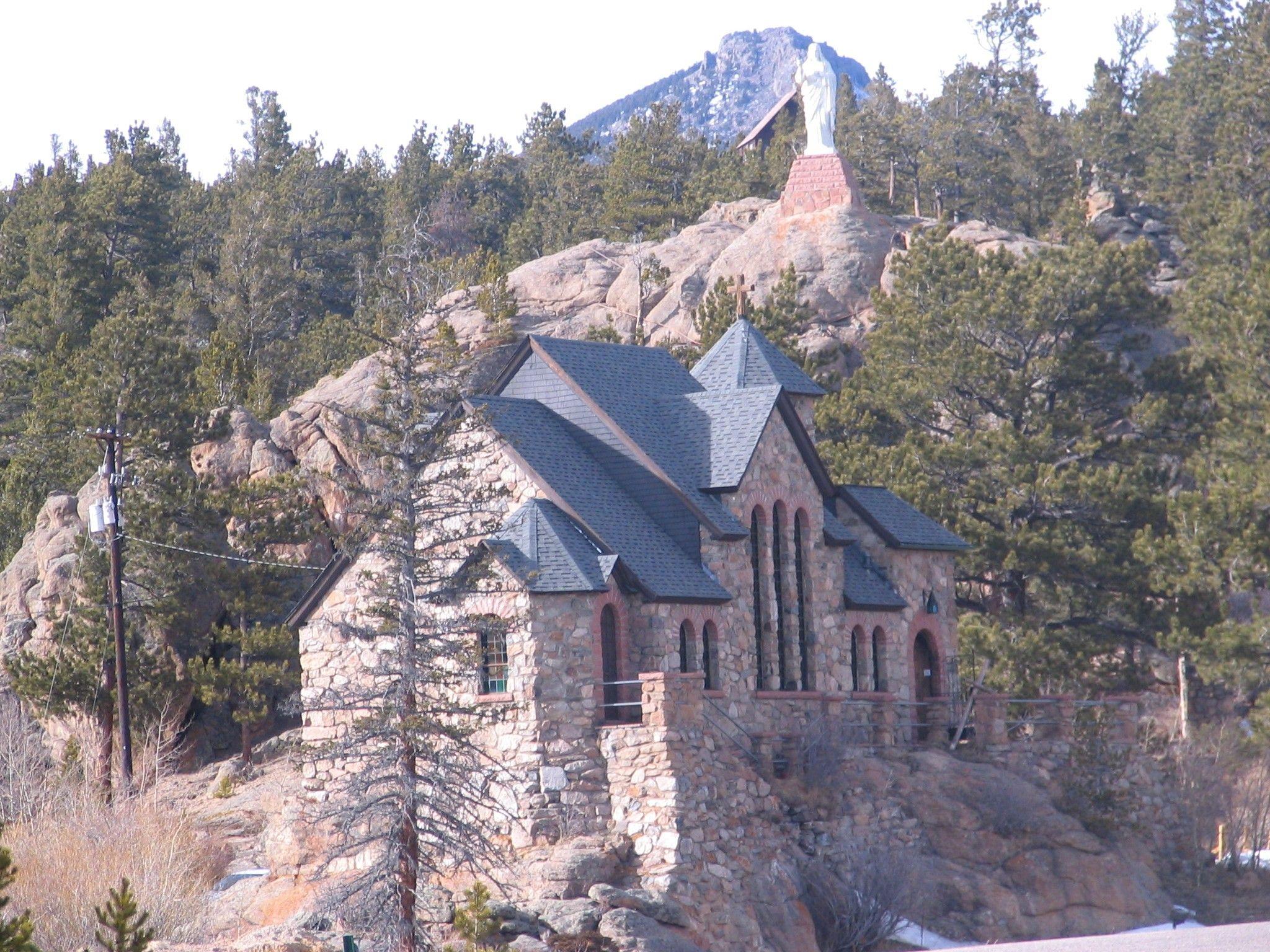 Religious: San Malos Catholic Church Estes Park Colorado Rocky