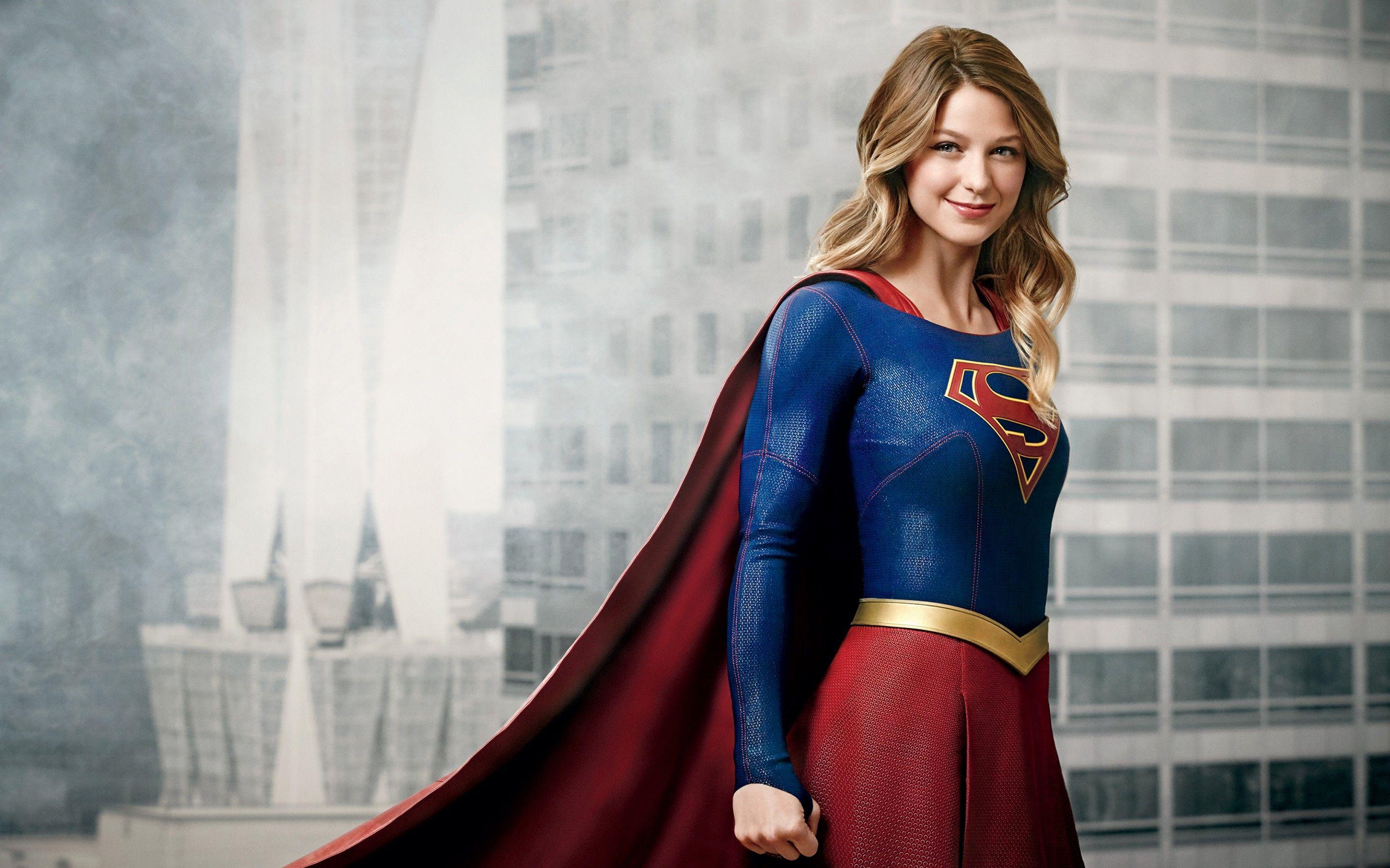 Supergirl, Melissa Benoist, TV, DC Comics, Blonde, Smiling