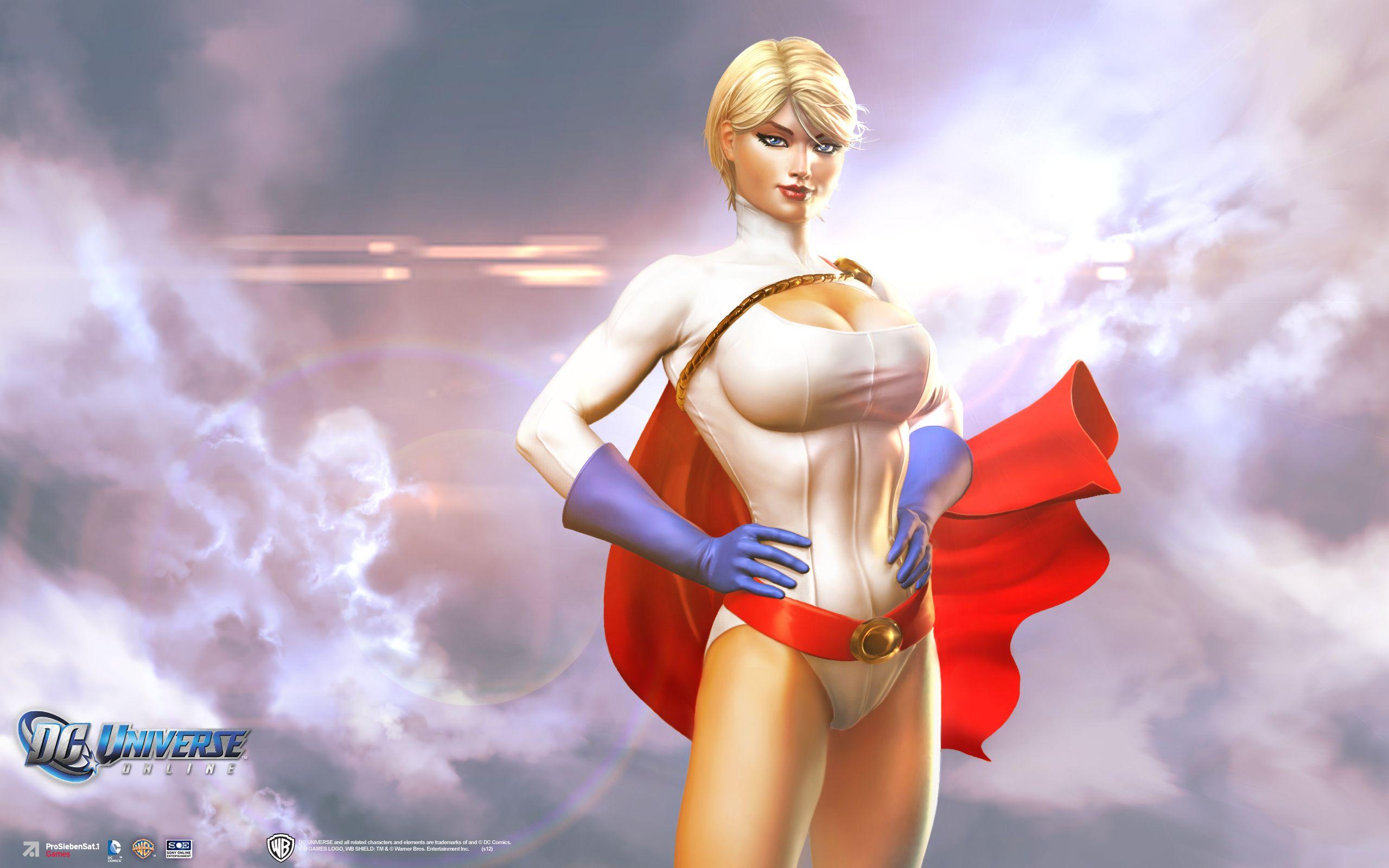 DC UNIVERSE ONLINE D C Superhero Comics Power Girl F Wallpaper