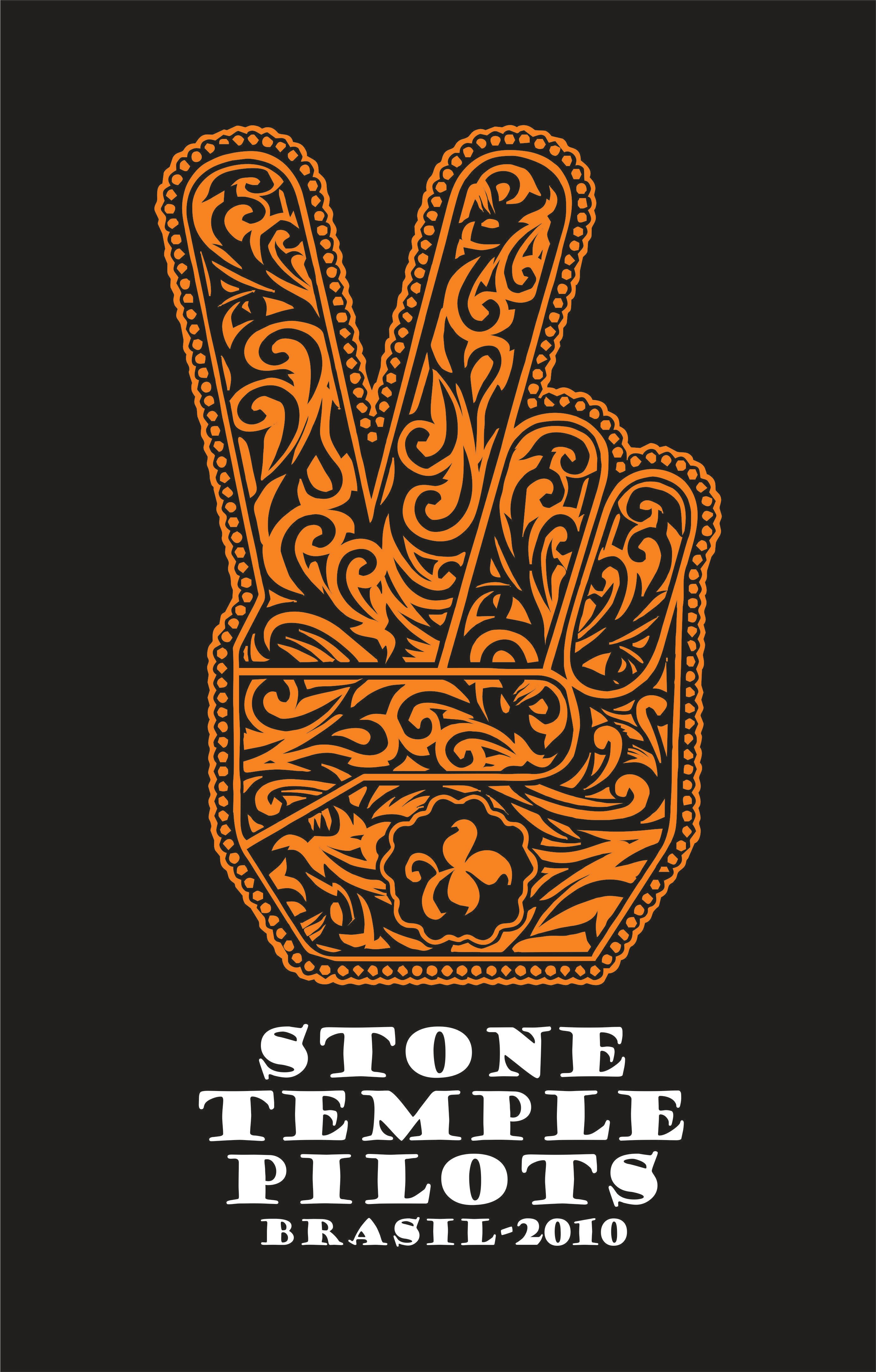 This poster Stone Temple Pilots Brasil 2010