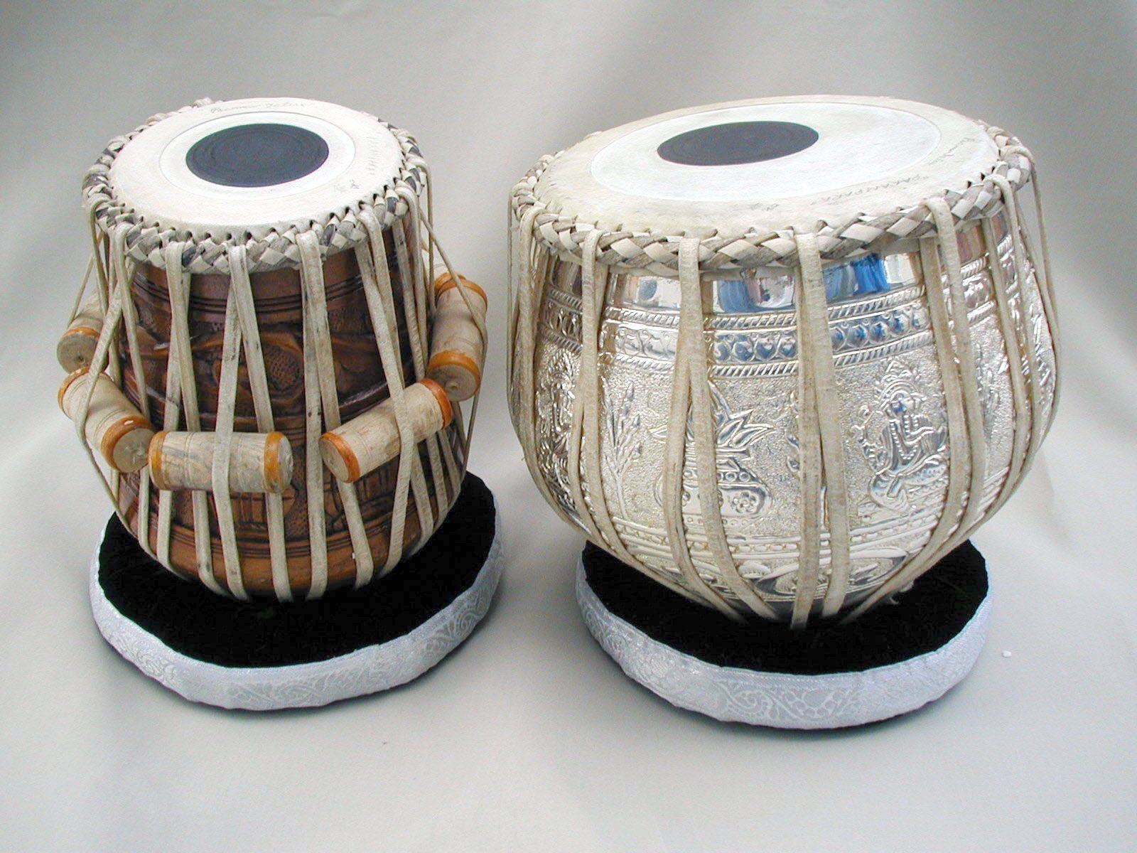 Tabla north Indian percussion instrument. The pair of tabla