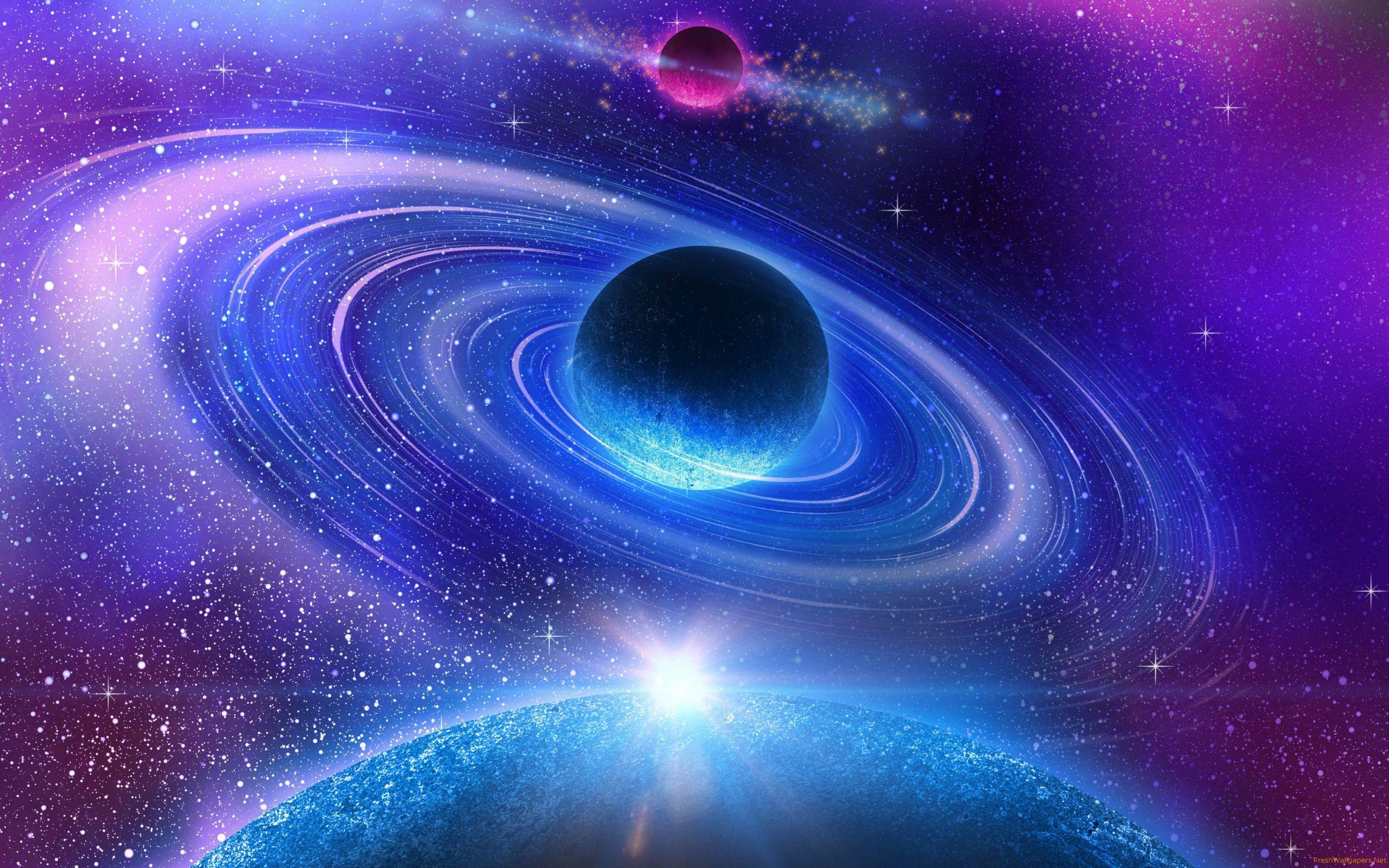 Space Scene Live Wallpaper: Mesmerizing Universe - free download