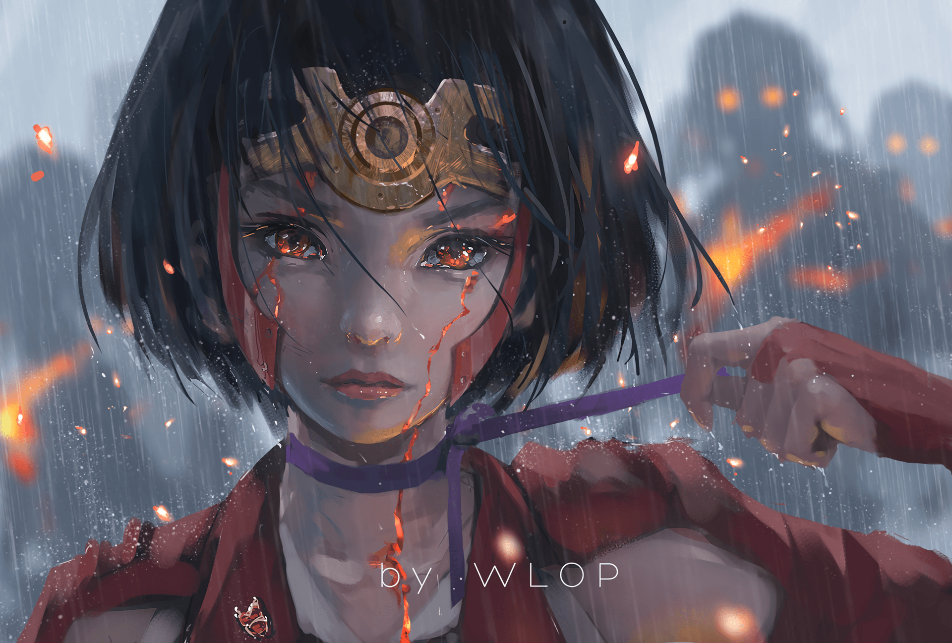Kabaneri Of The Iron Fortress. Anime HD 4k Wallpaper