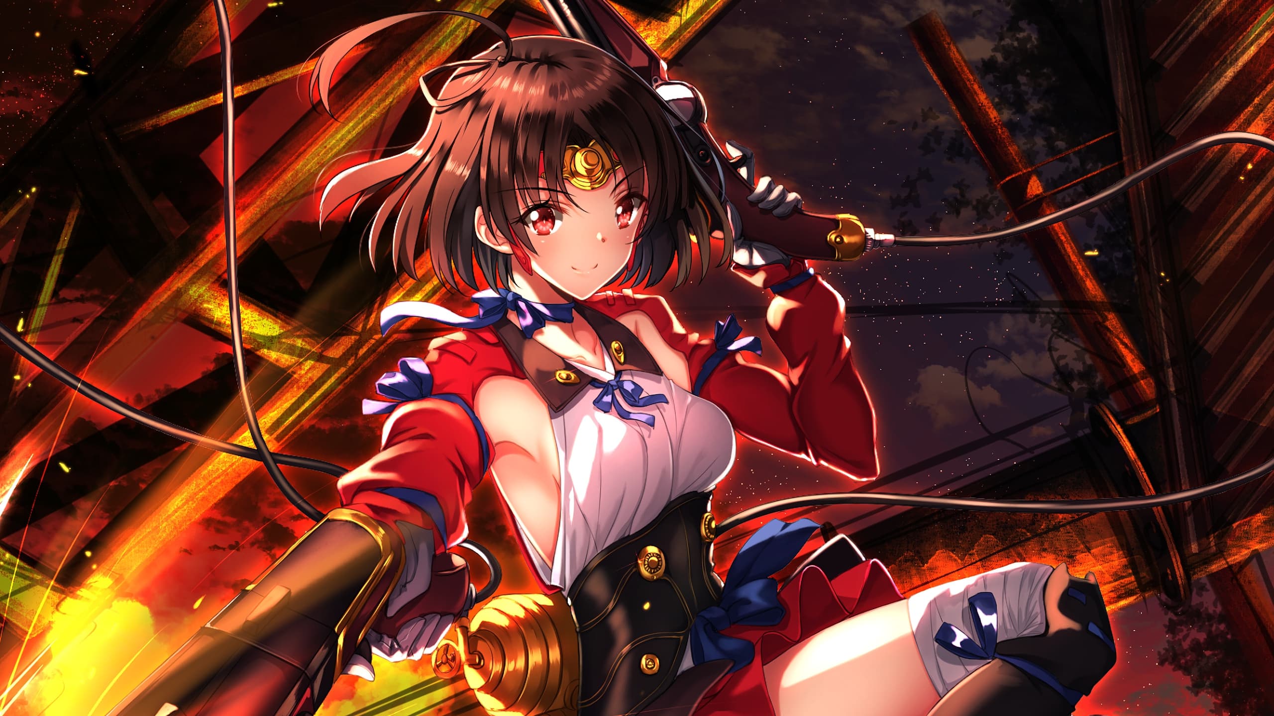 Wallpaper portrait, anime, art, Koutetsujou no Kabaneri, Cabanero