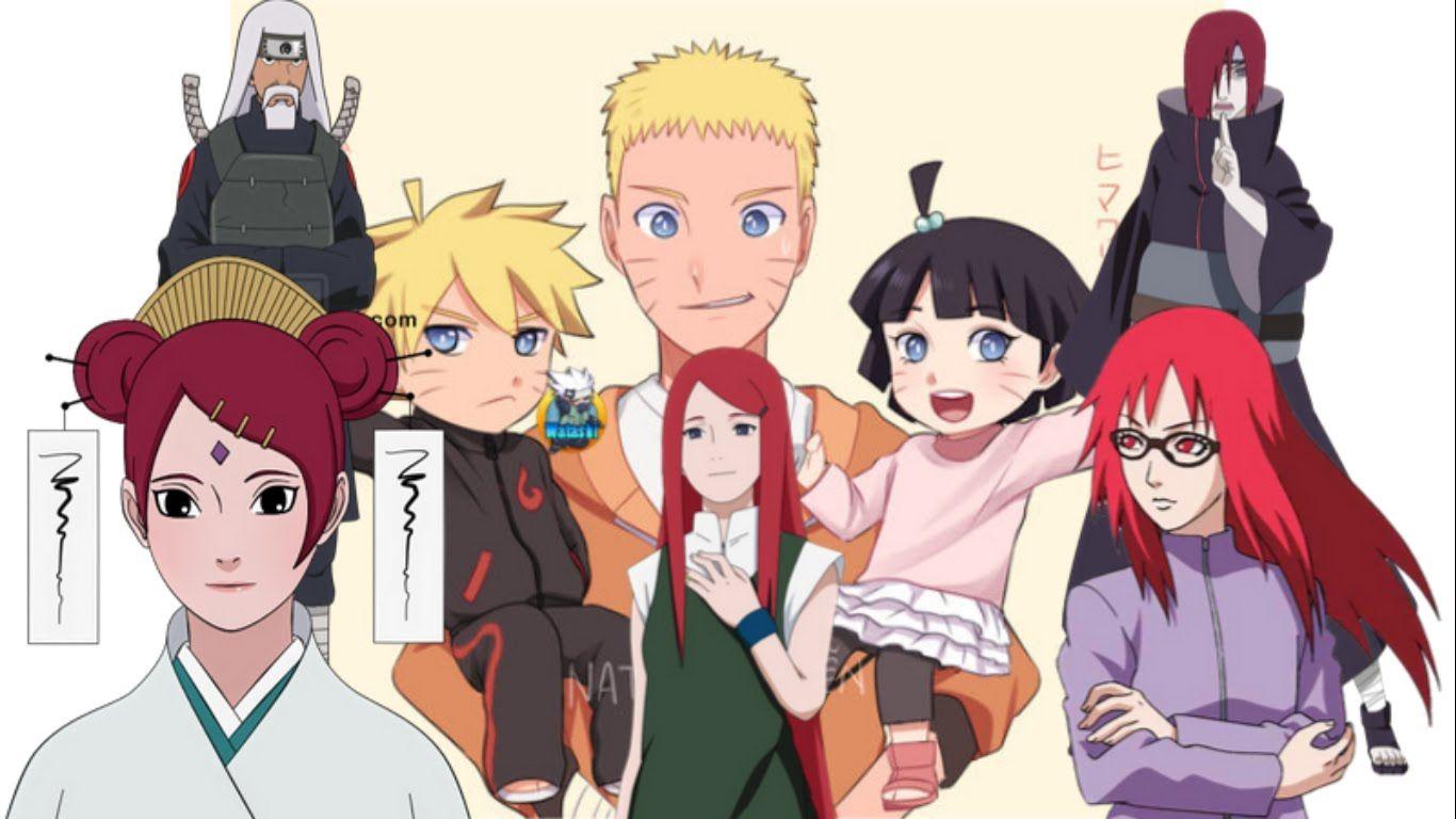 Wallpaper of all the Uzumaki in Naruto