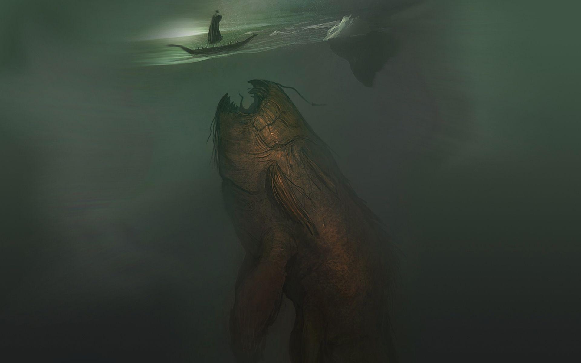 Water Monsters Fish Fantasy Art Artwork Monster Underwater