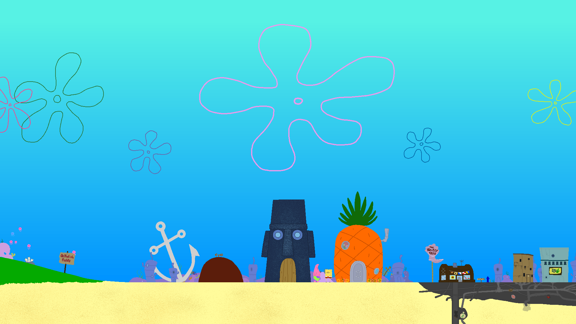 Bikini Bottom Wallpaper