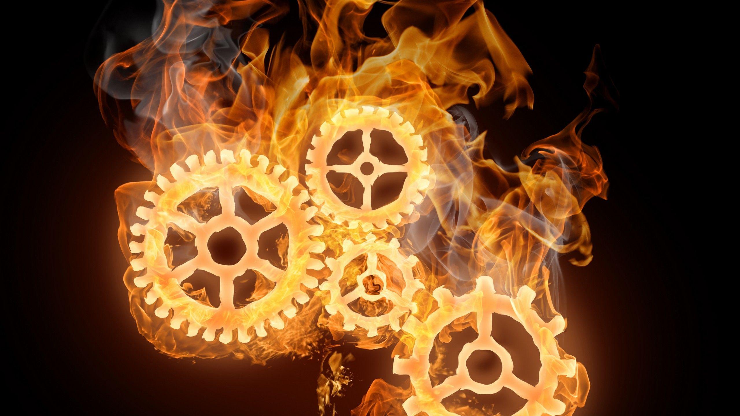 Steampunk Cog Wheels #Steampunk #Fire #Flames #Smoke D