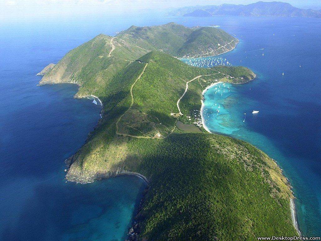 Desktop Wallpaper Natural Background Green Island