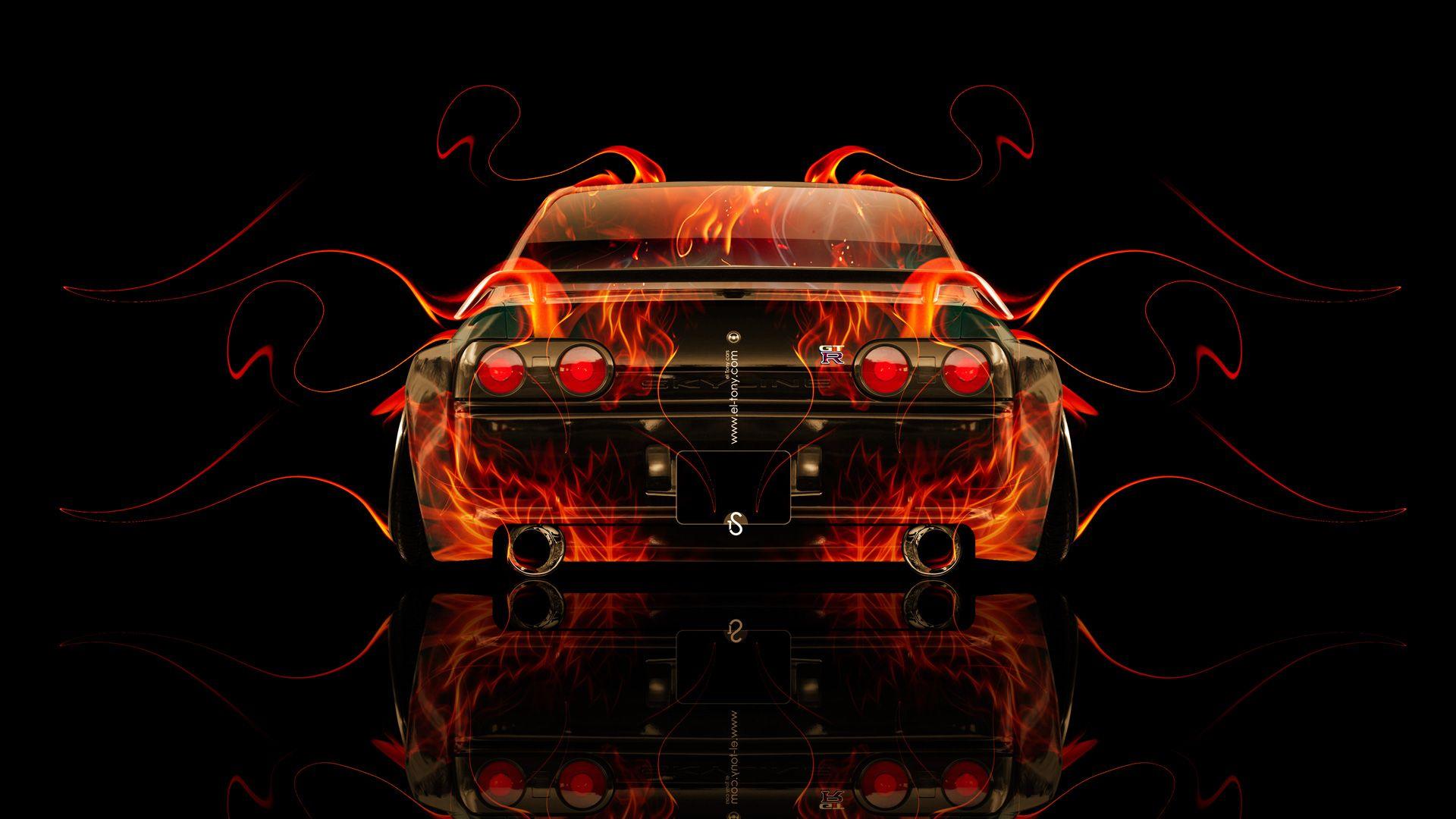 Nissan Skyline GTR R32 JDM Back Fire Car 2014 « el Tony. Photo