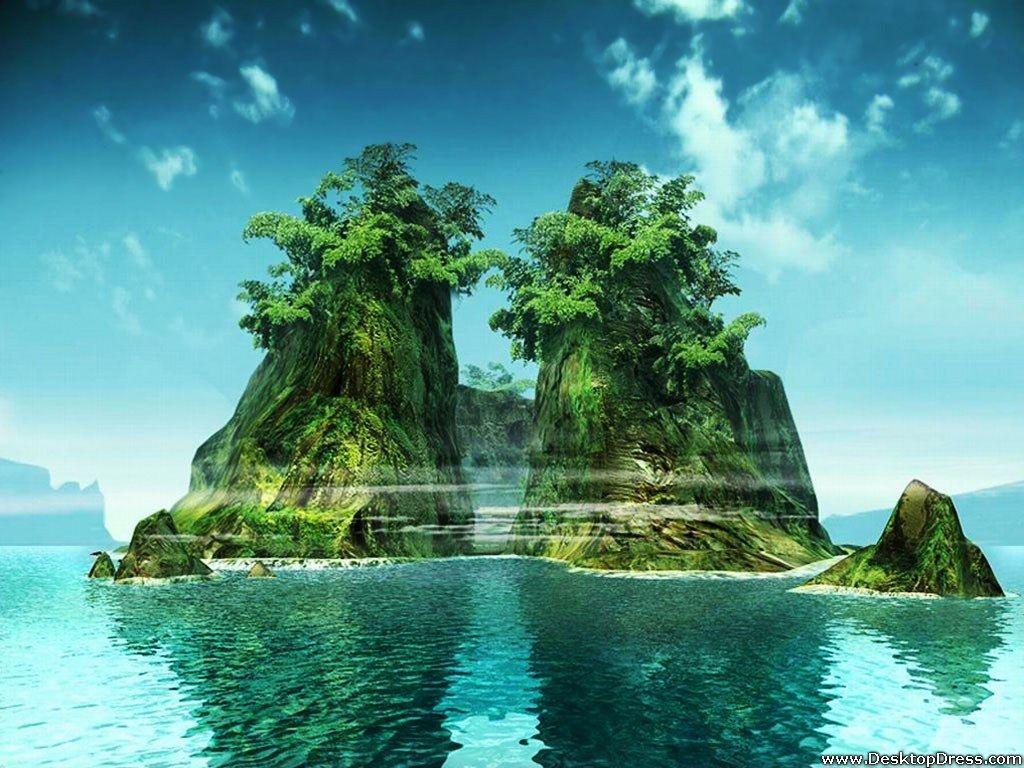 Island Background For Desktop