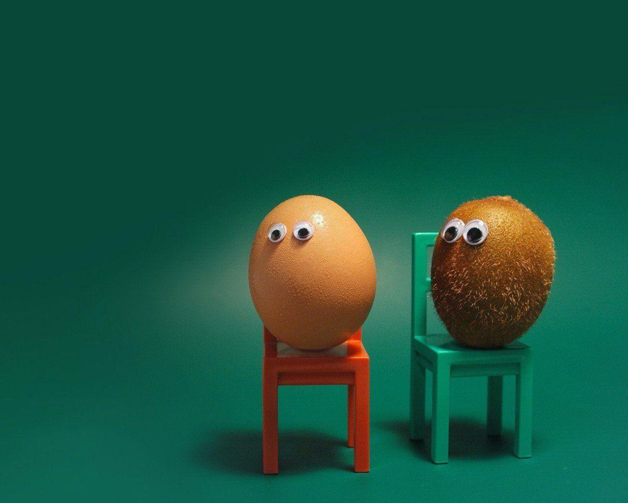 eggs chairs cute HD wallpaper