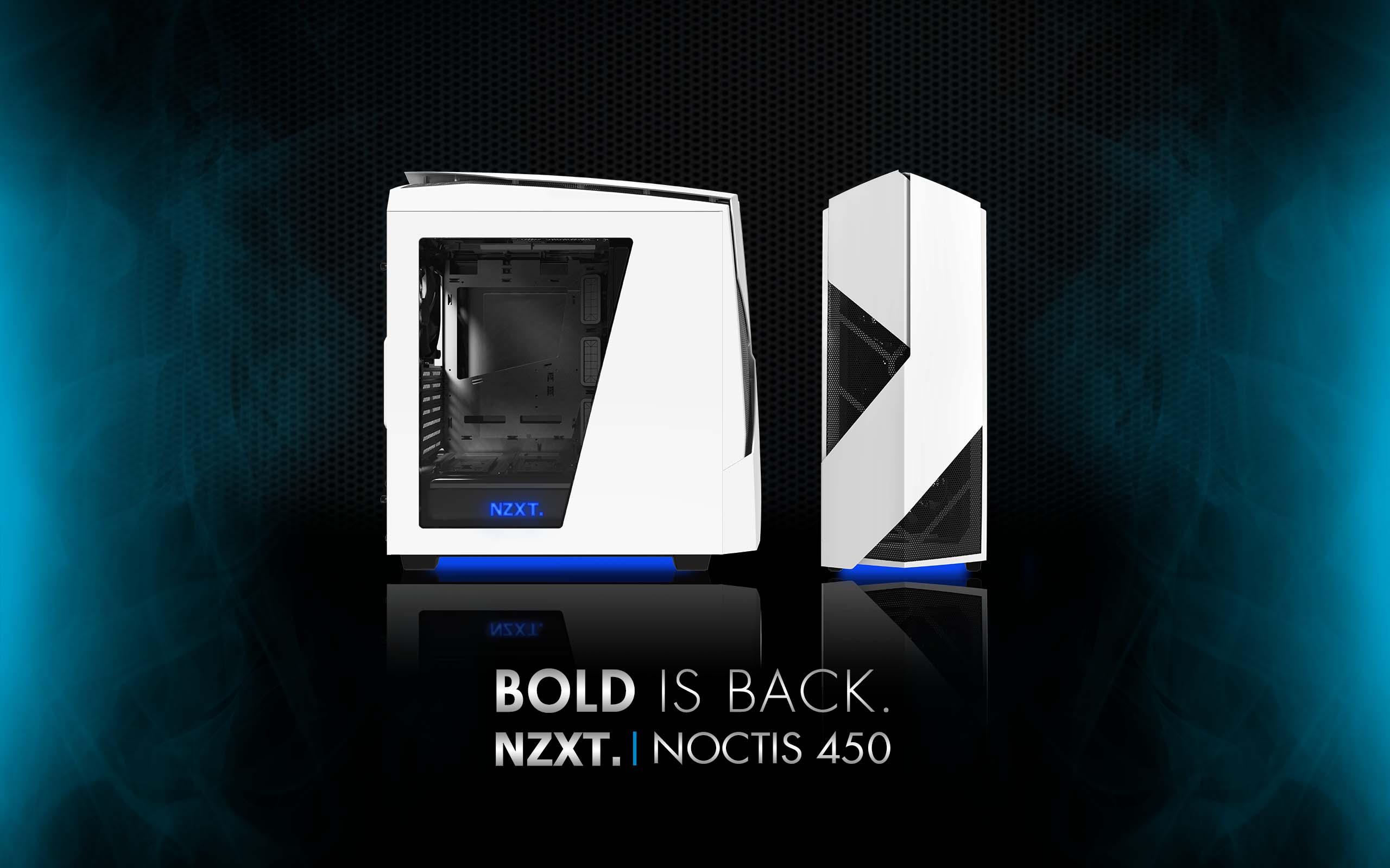 NZXT Noctis 450 Black and Red Gaming Case