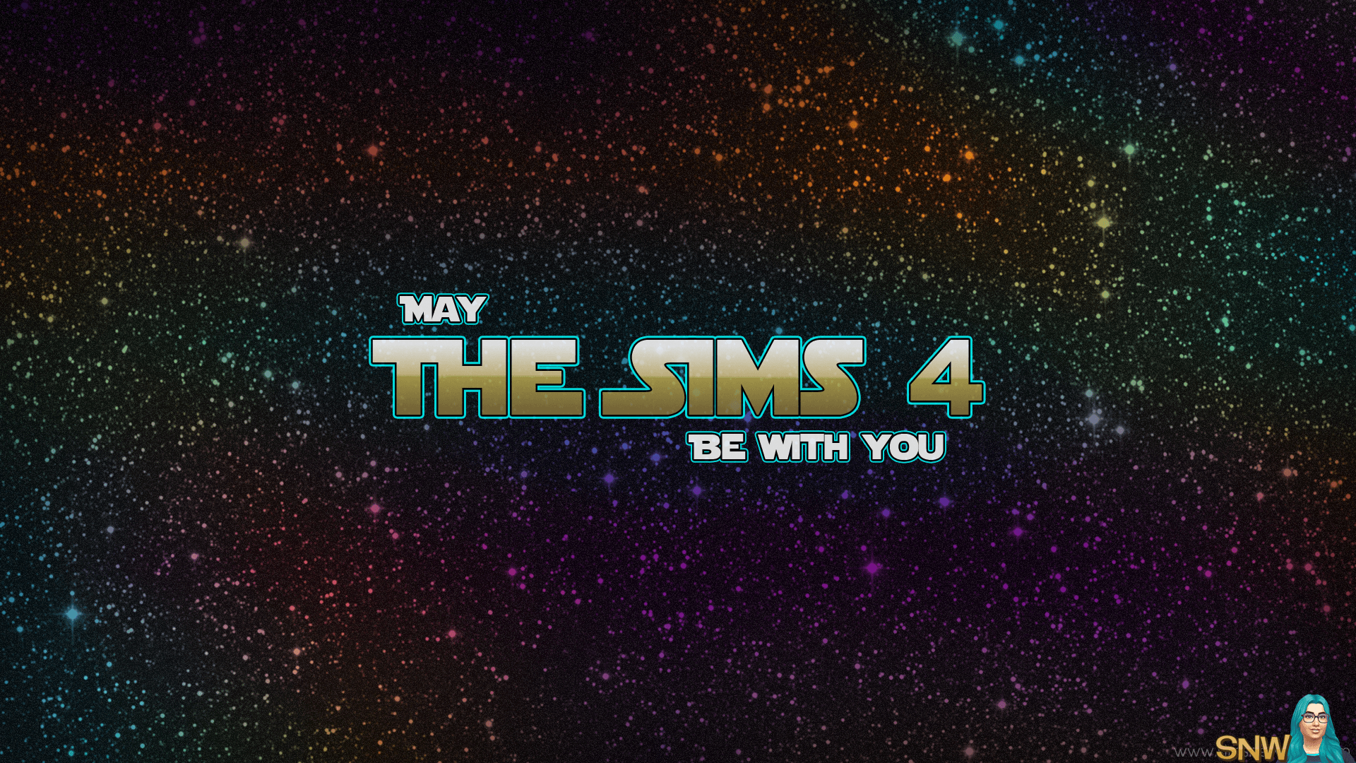 May The Sims 4 Be With You wallpaper