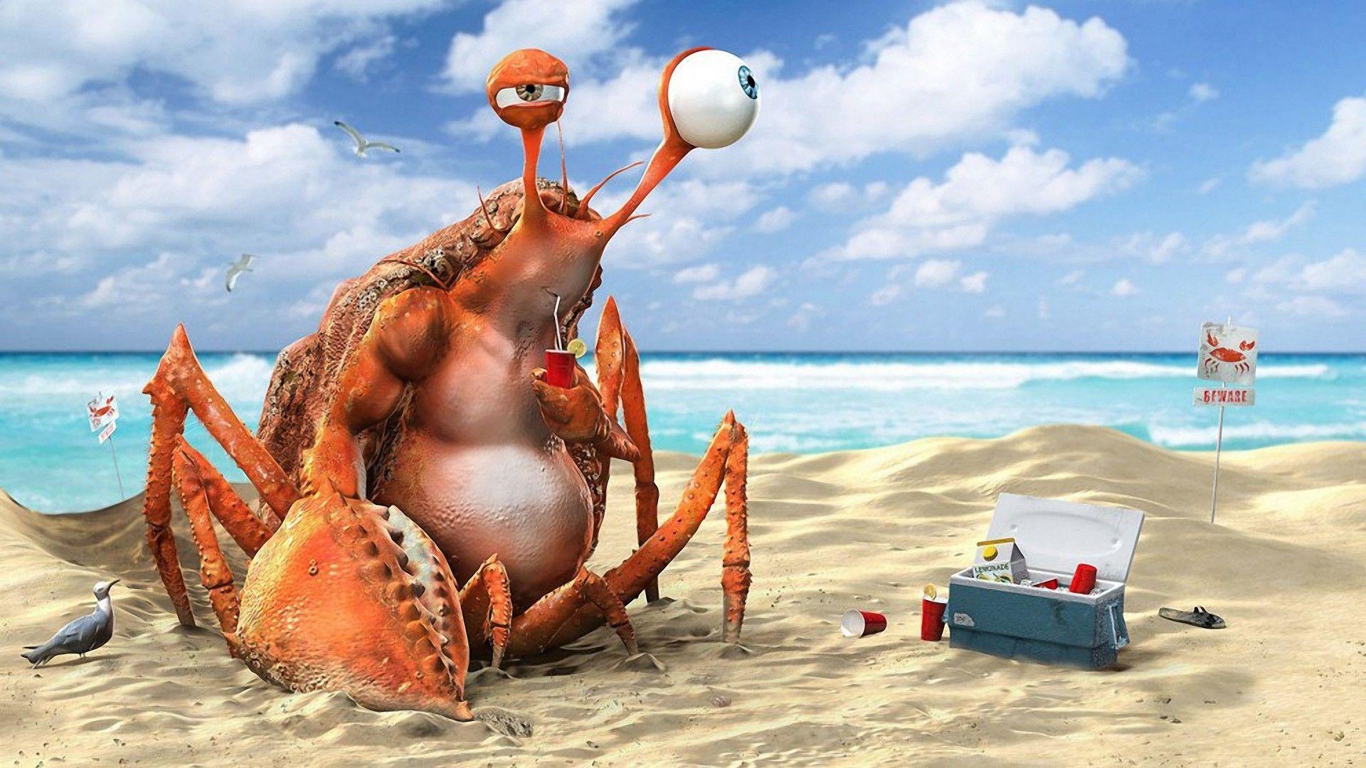 HD Crab Background