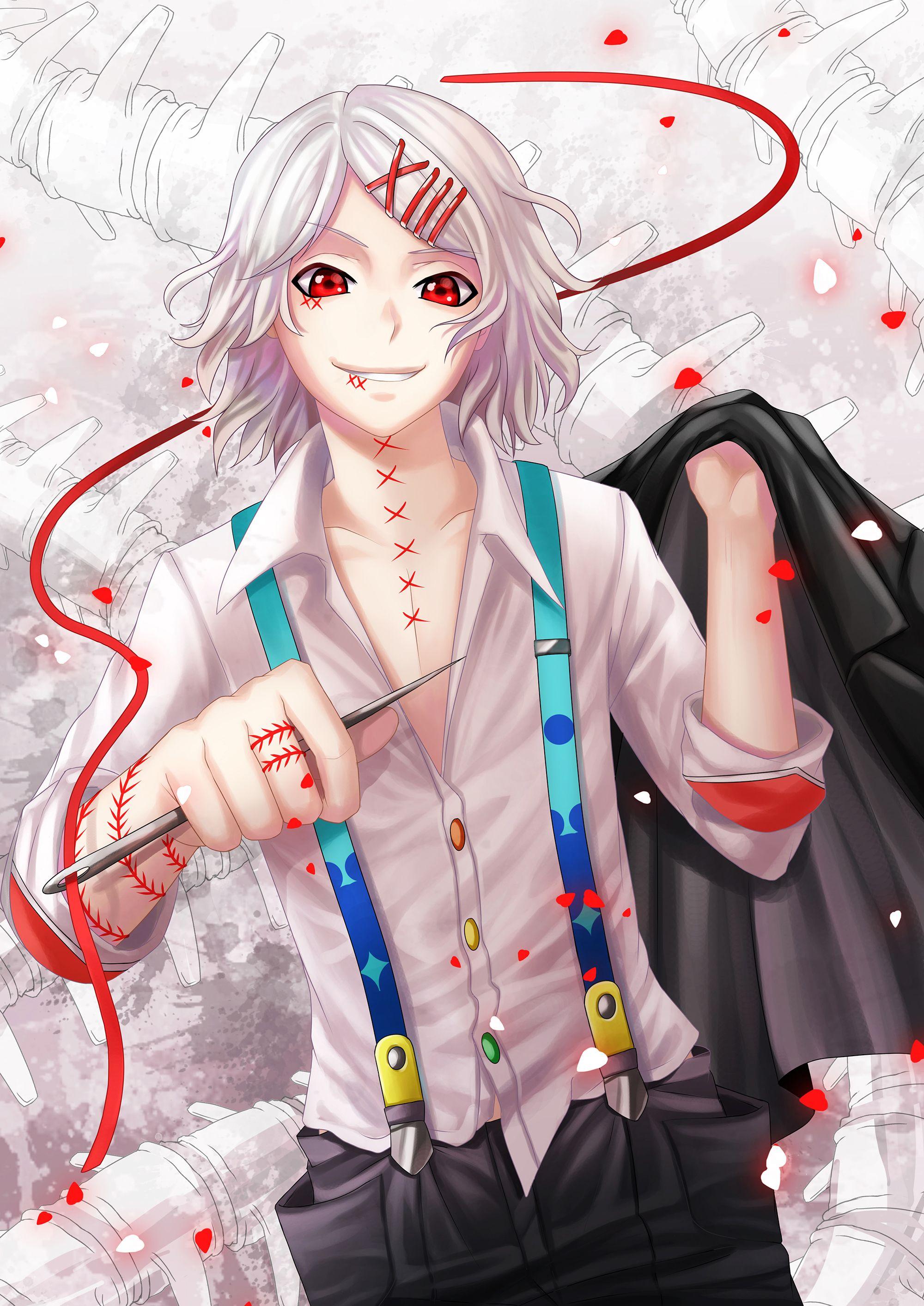 Juuzou Full Body ~ Juuzou Suzuya Ghoul Tokyo Tattoo Anime Temporary ...