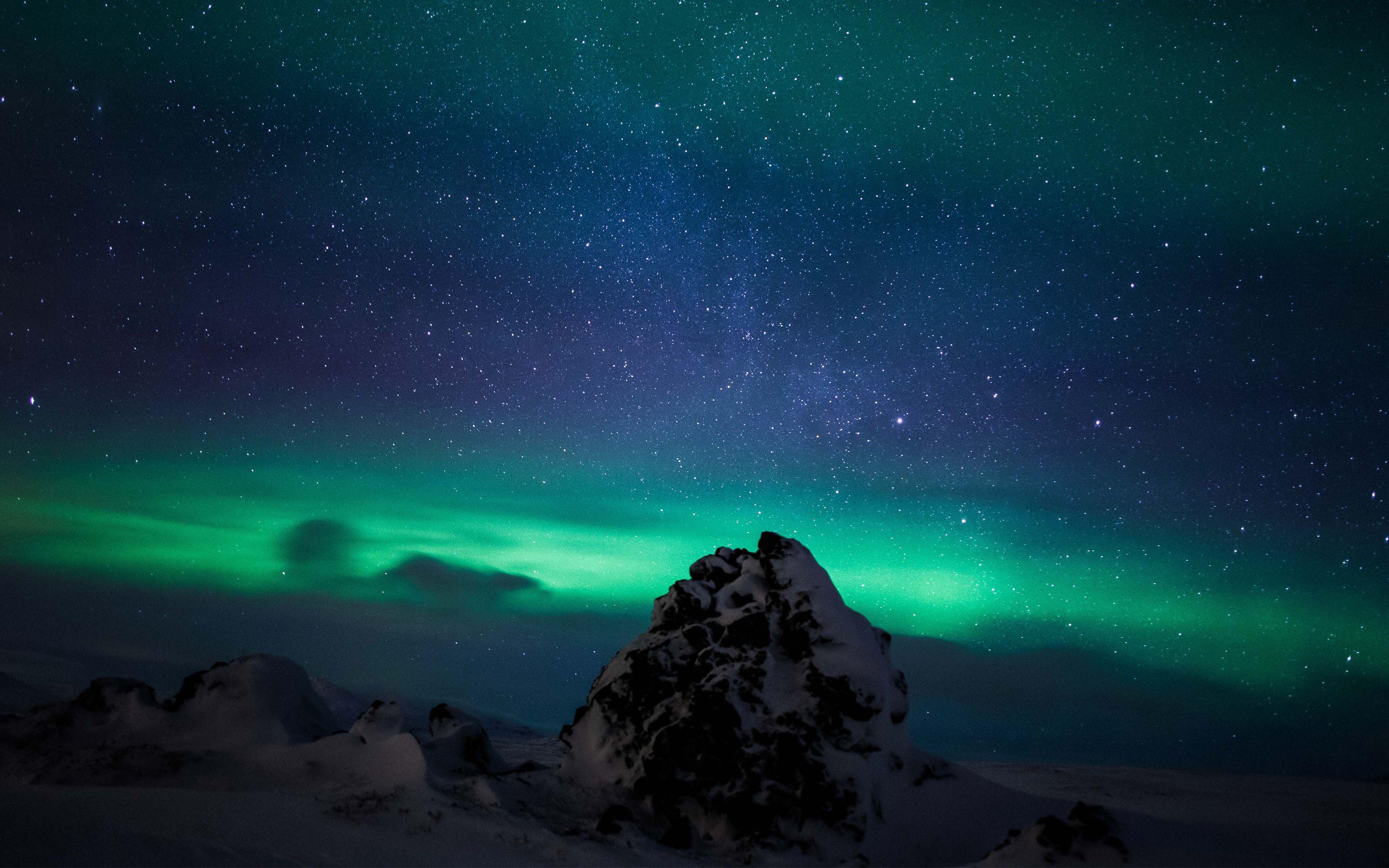 Northern Lights Iceland Aurora Borealis Wallpaper