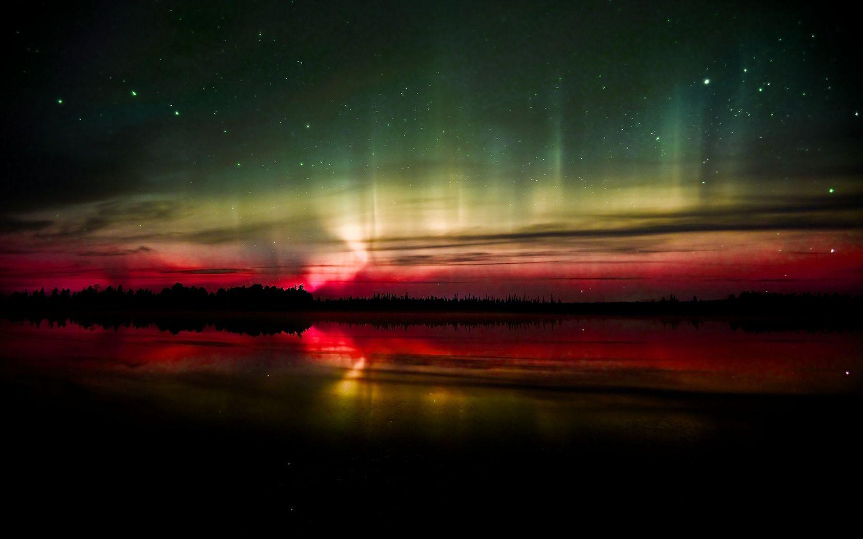 Awesome Northern Lights Background. Northern Lights Wallpaper