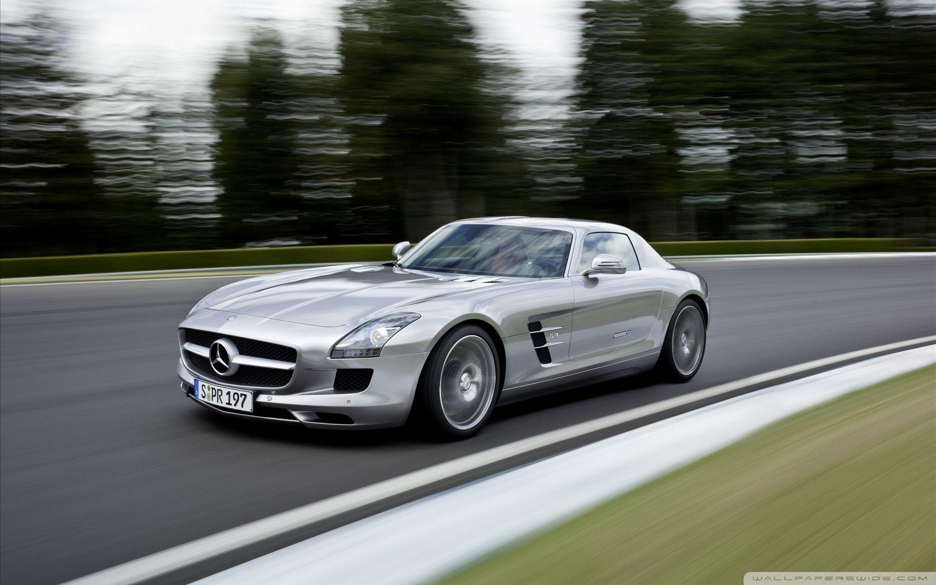 Mercedes Benz SLS AMG Speed HD desktop wallpaper, High Definition