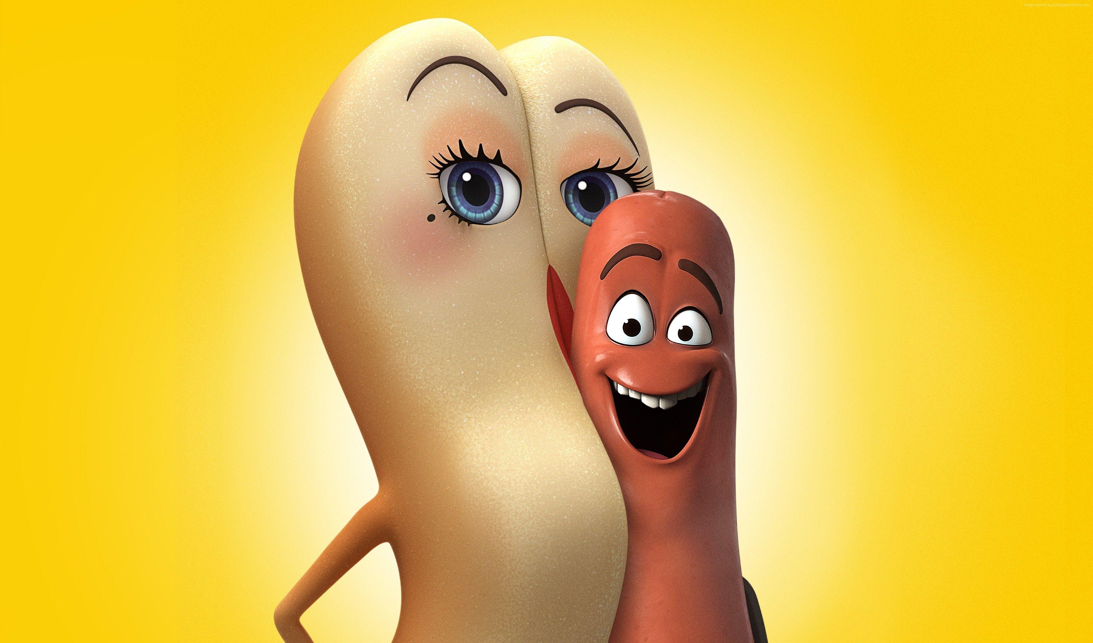Wallpapers Sausage Party, best animation movies of 2016, Movies.