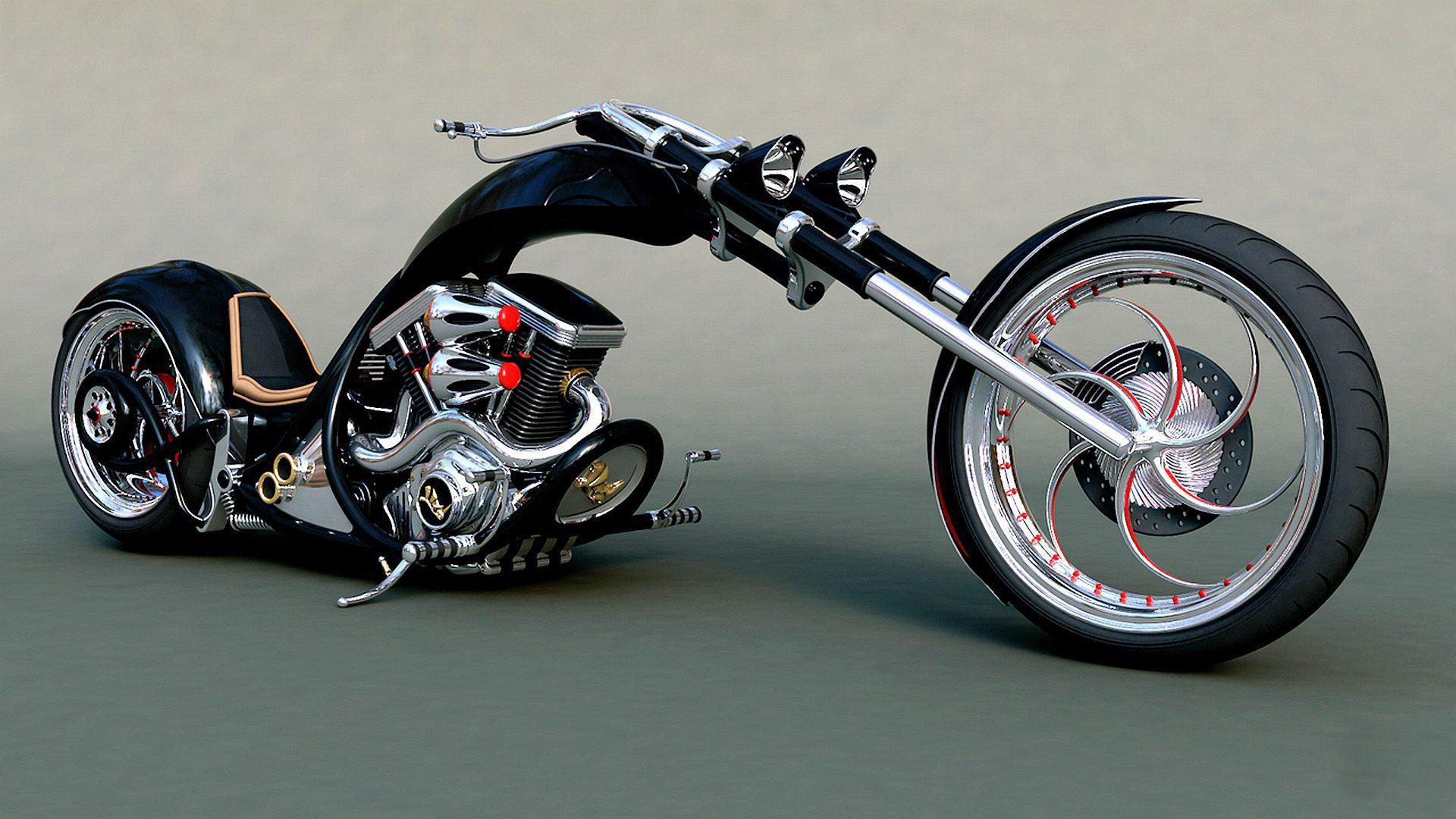 HD Chopper Bike Tuning Motorbike Motorcycle Hot Rod Rods