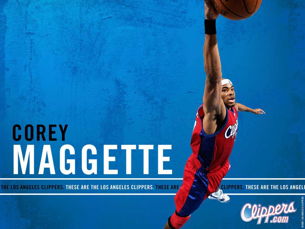 NBA Clippers Corey Maggette Dunk Angeles Clippers Wallpaper