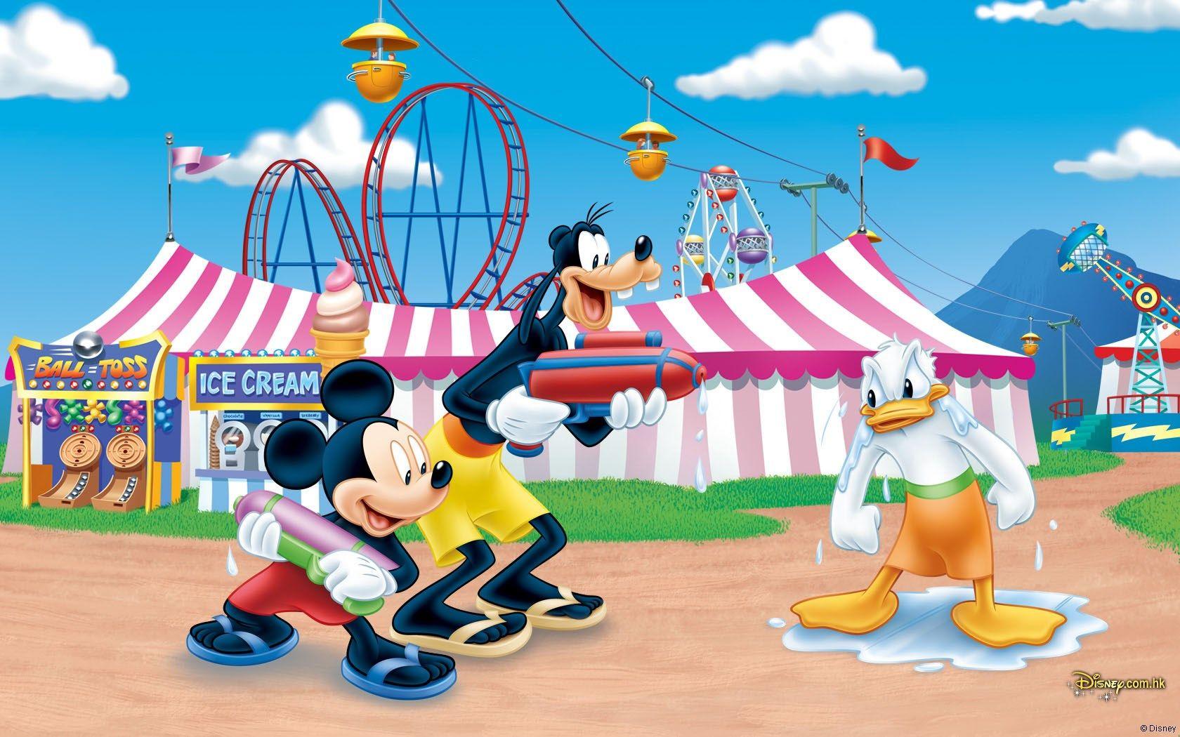 mickey mouse and friends wallpaper free for desktop, 324 kB