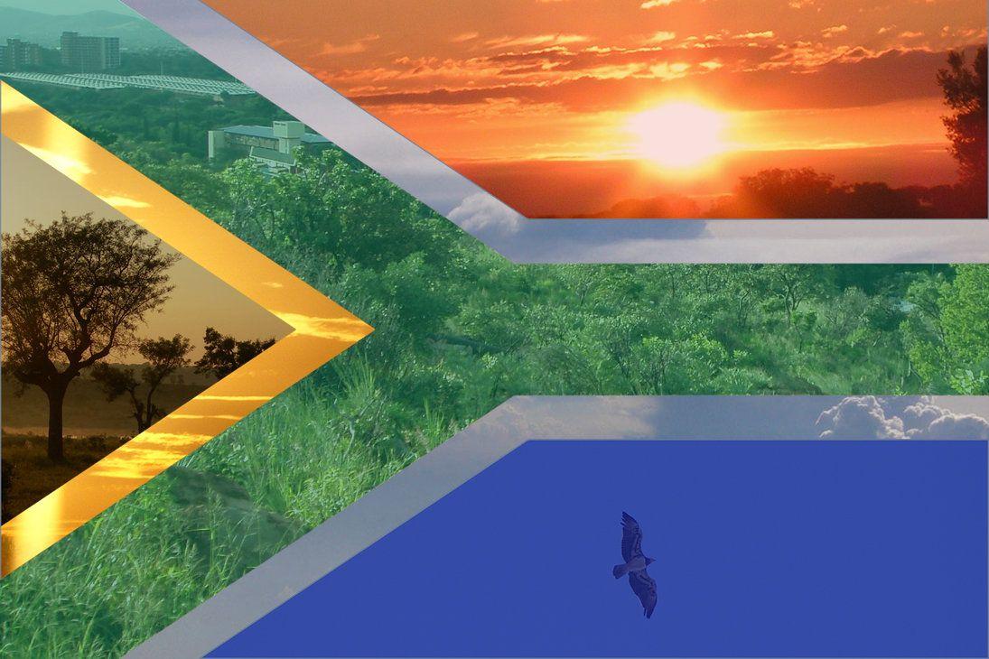 Desktop Wallpapers South African Flag