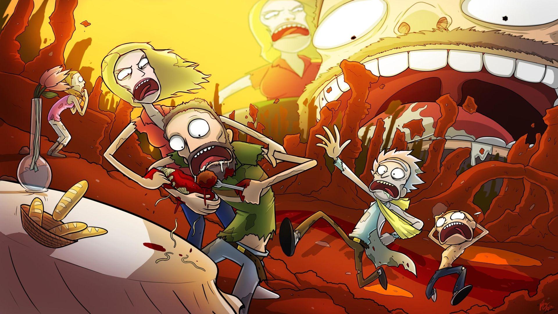 Rick and Morty 4 (Pickle Rick) : r/MobileWallpaper