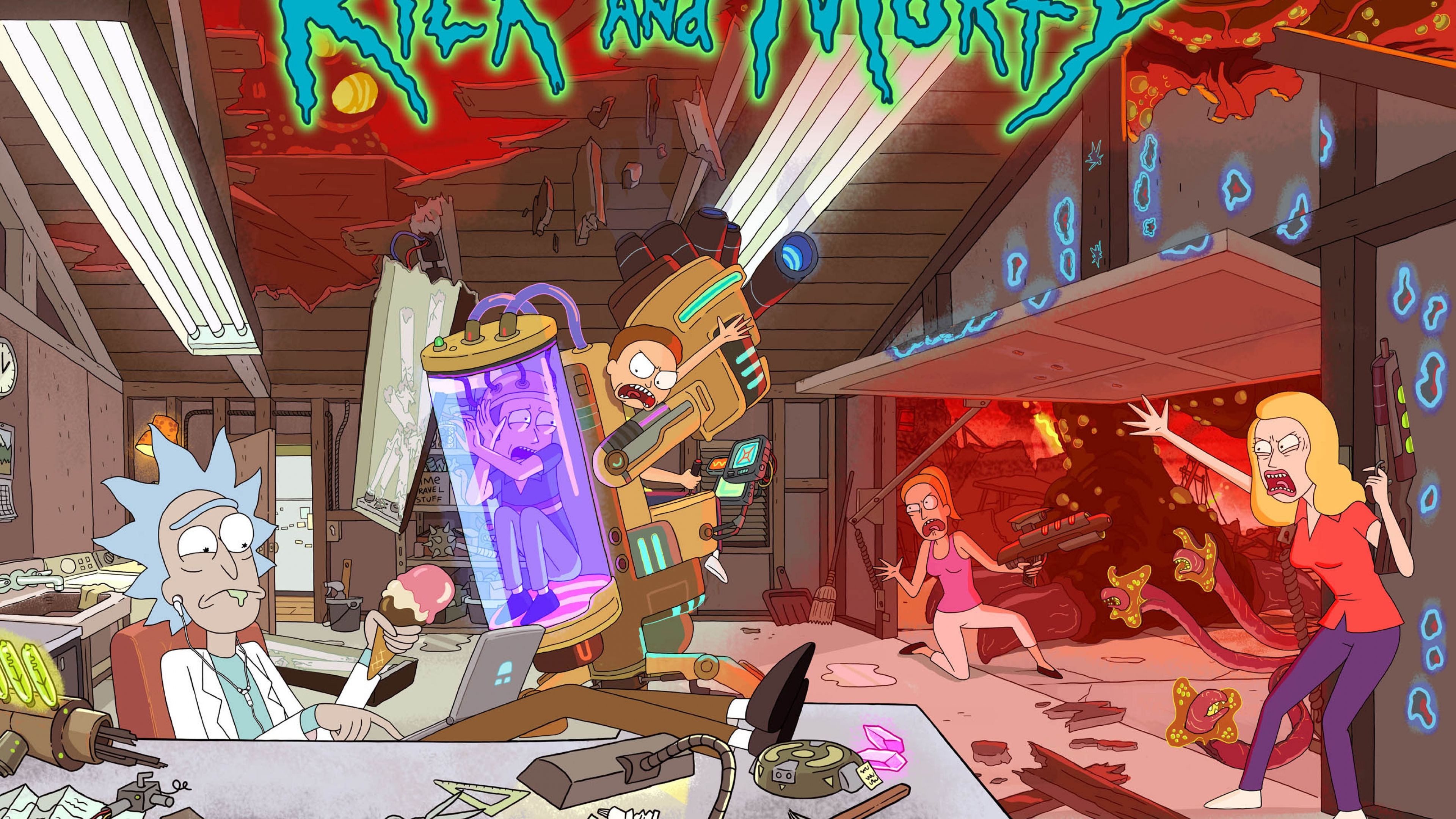 4K Ultra HD Rick and morty Wallpaper HD, Desktop Background