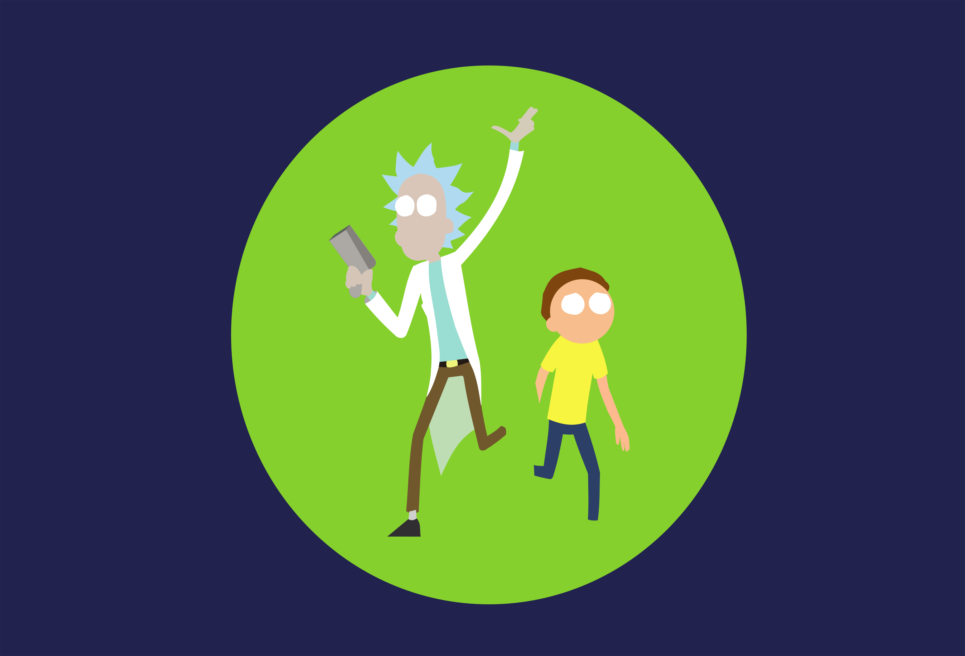 Some Rick and Morty Wallpaper