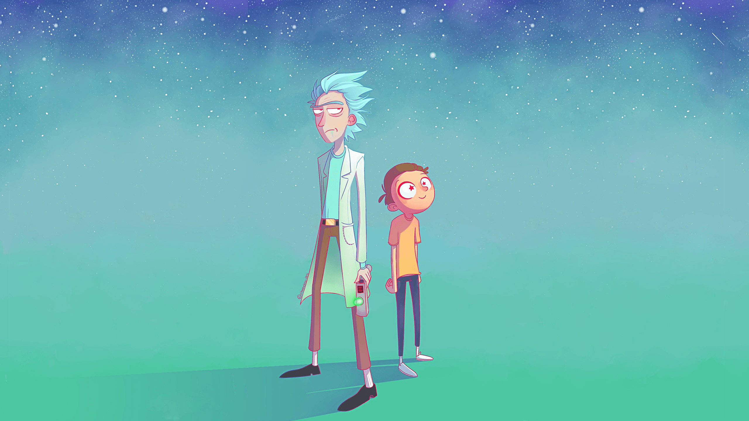 Rick and Morty, Fan art, Artwork Wallpaper HD / Desktop