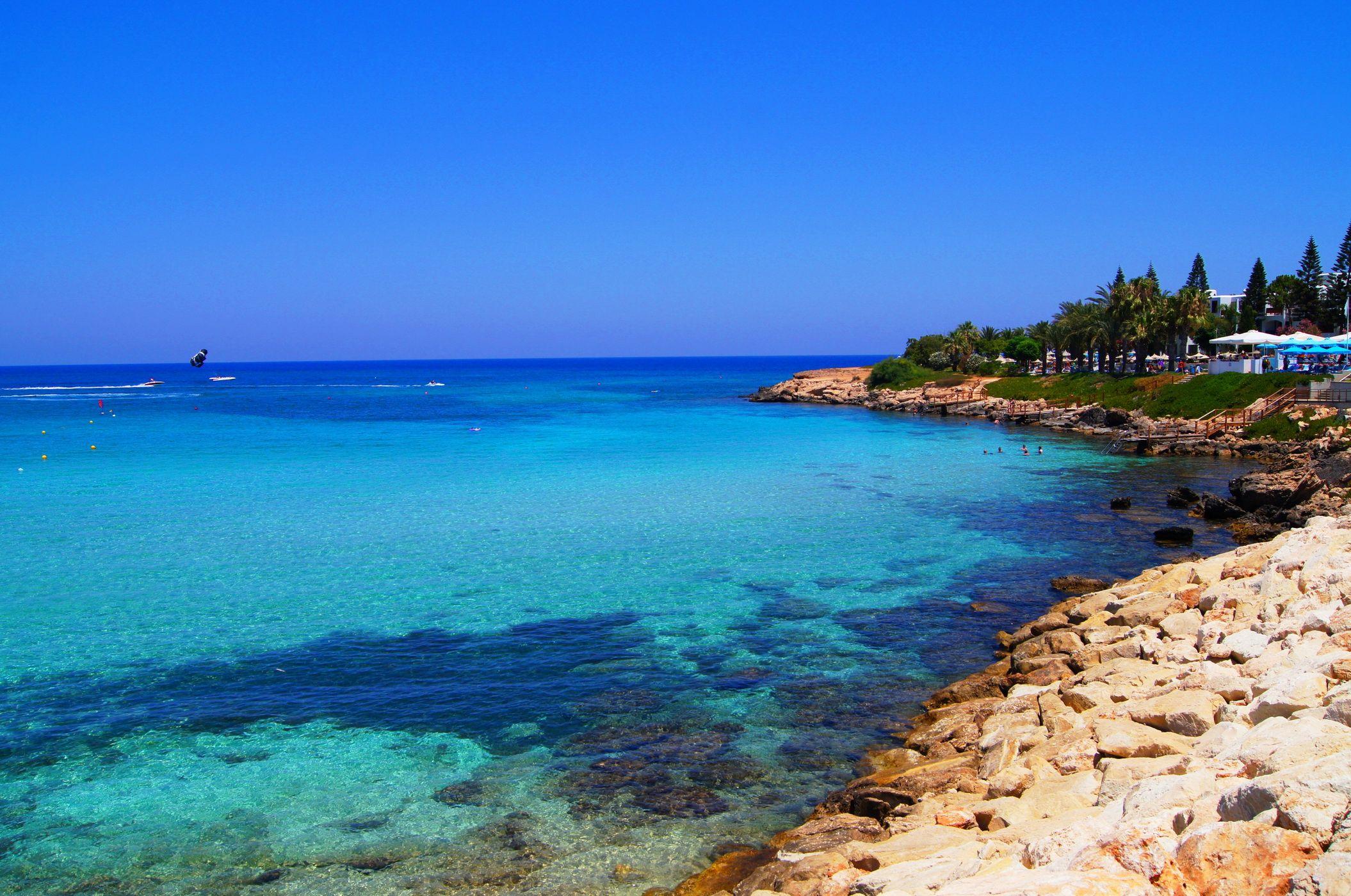 Cyprus Sea Nature Water Coast 2110x1400