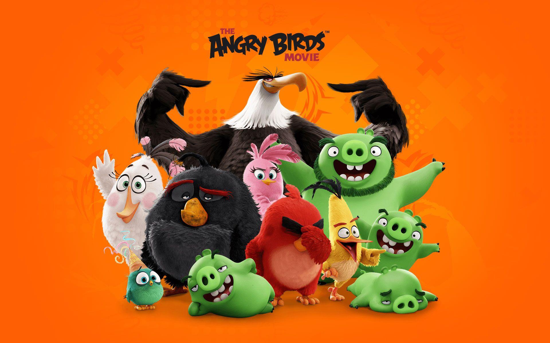 angry birds all characters wallpaper