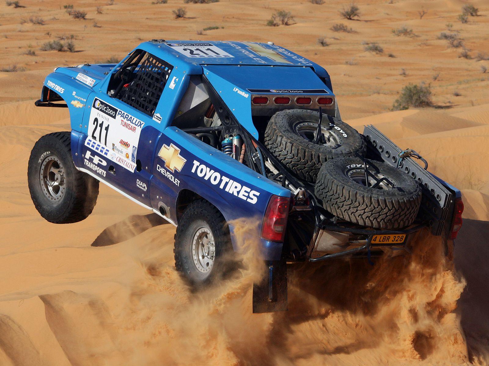 Chevrolet Silverado Trophy Truck offroad 4x4 race racing