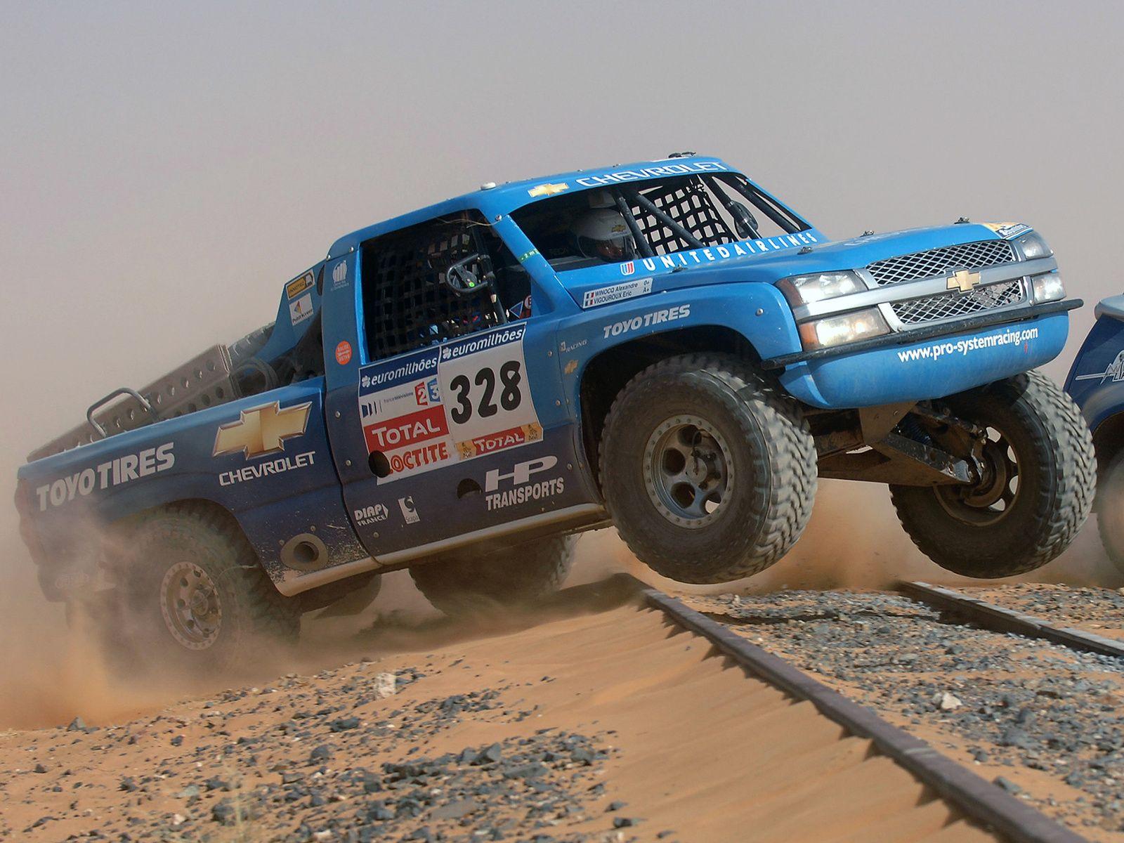 Chevrolet Silverado Trophy Truck offroad 4x4 race racing