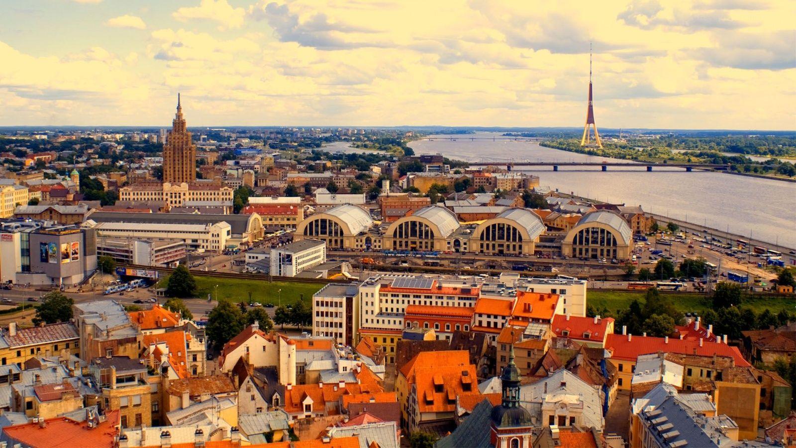 Riga Travel In Latvia Wallpaper