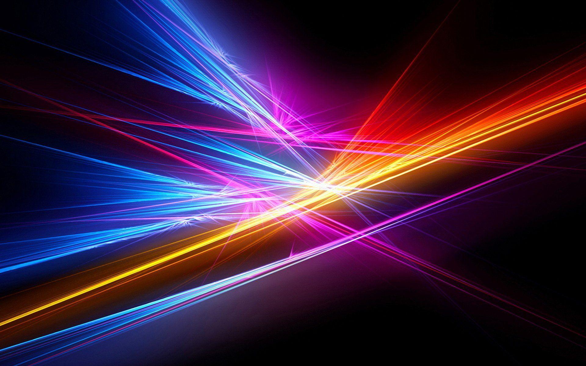 Abstract factual design textures colorful lasers piercing lights