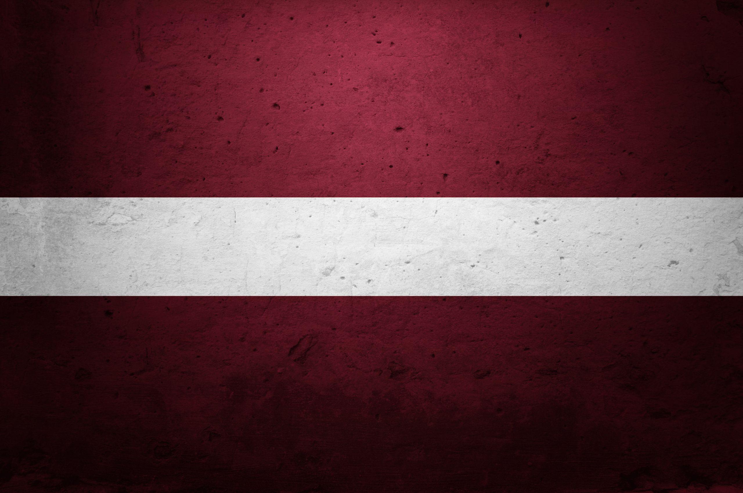 Flag Of Latvia HD Wallpaper