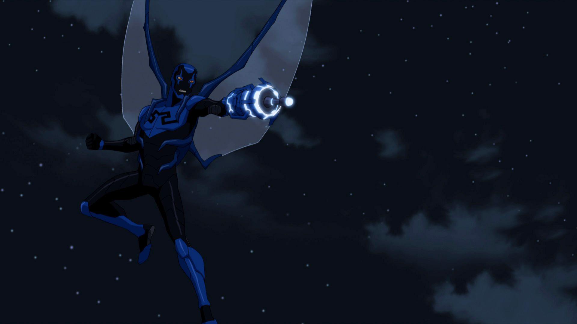 Blue beetle young justice wallpaper