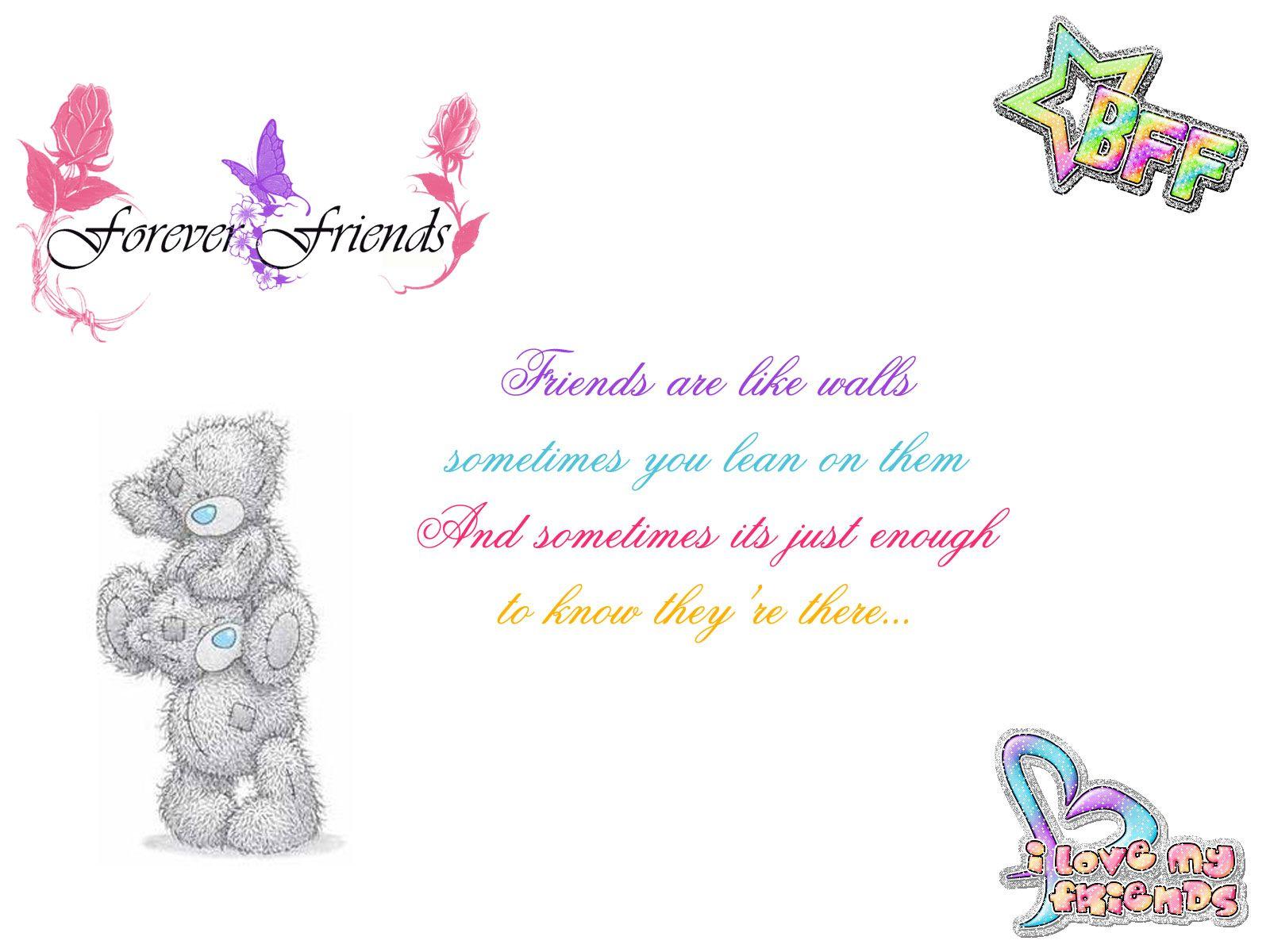 Cute Friendship Quotes With Image. Friendship wallpaper