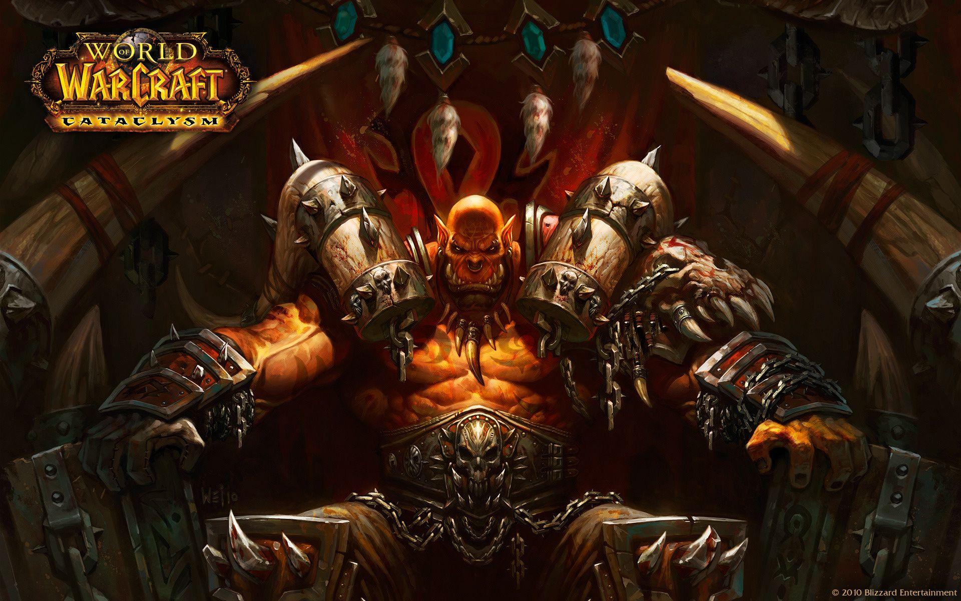Wallpaper World Of Warcraft, Garrosh Hellscream, World of Warcraft