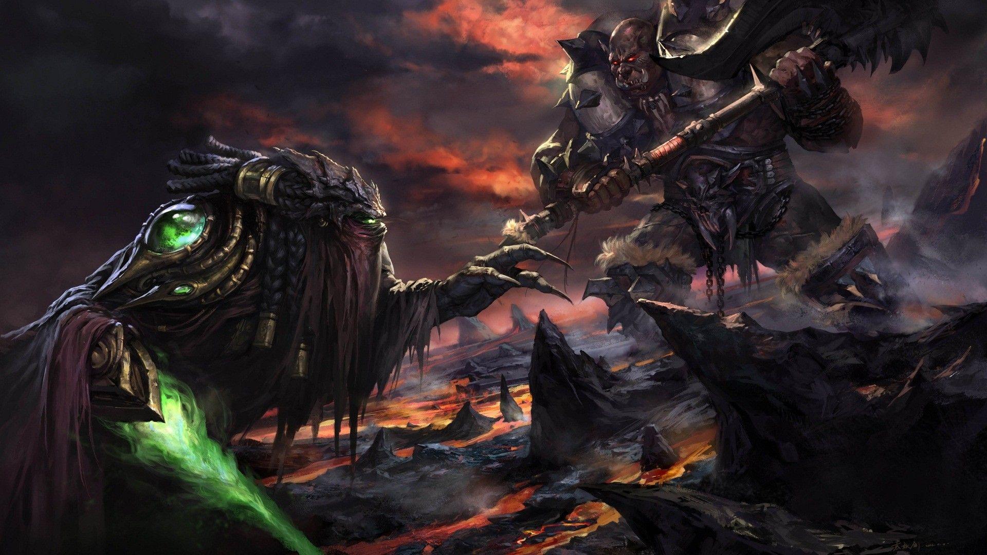 World of Warcraft, Garrosh Hellscream, StarCraft II wallpaper