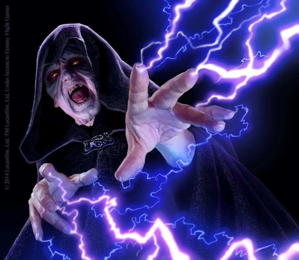 Darth sidious lightning