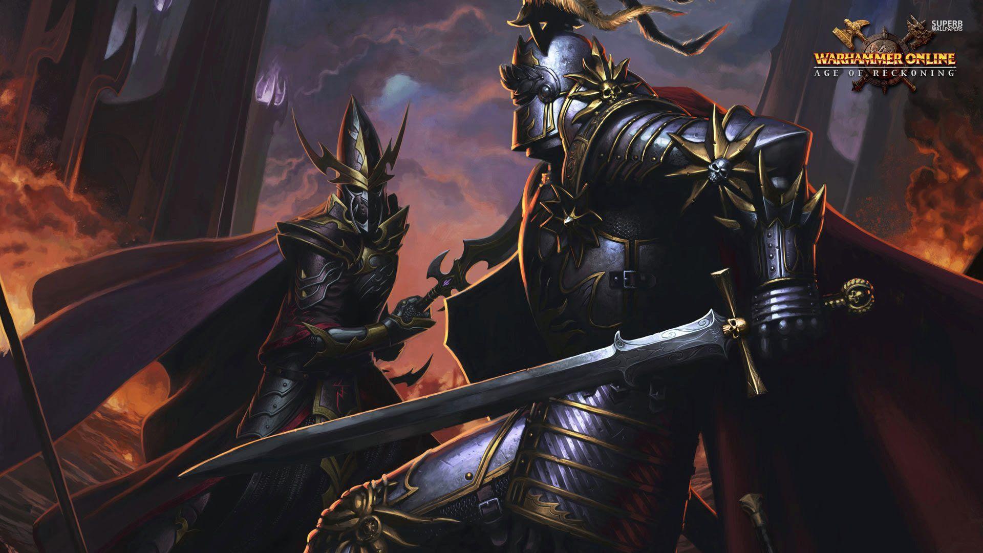 Call of Warhammer Multiplayer Battle Dark Elves vs. Empire