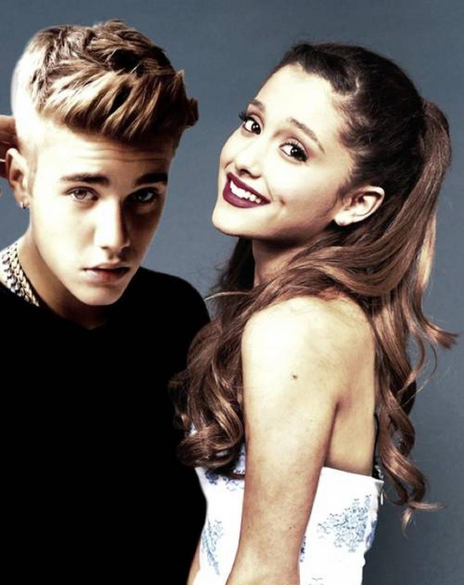 Ariana Grande I Justin Bieber 2014 Image From