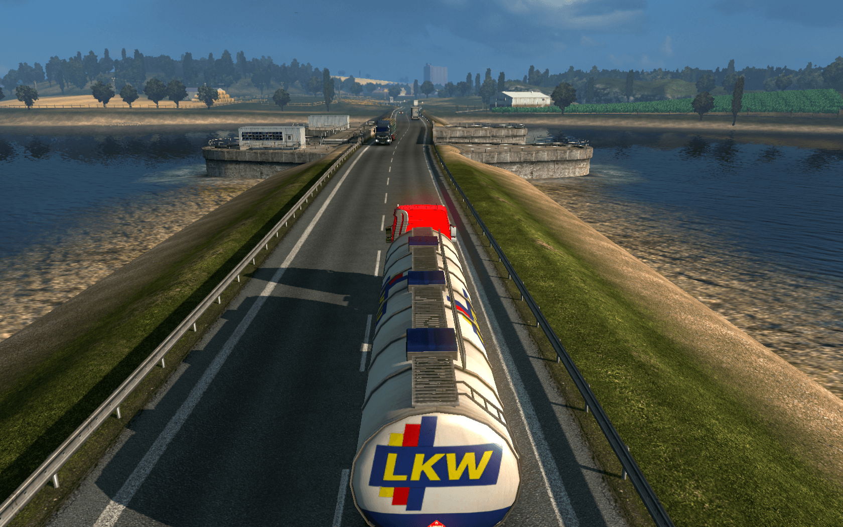 Euro Truck Simulator Video Games, Night, Sun, Morning, Road